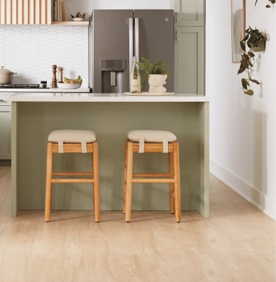 kitchen with laminate flooring